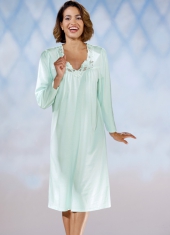 Ночная рубашка женская с длинными рукавами, Bader