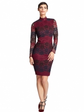 Платье женское кружевное, Alba Moda Red