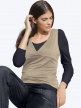Женская многослойная кофта, Alba Moda