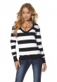 Женский пуловер в полоску, Melrose