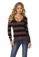 Женский пуловер в полоску, Melrose