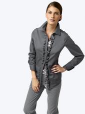 Женская блузка с рюшами, Alba Moda