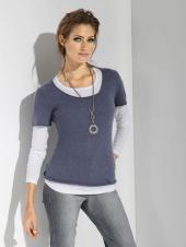 Женский кашемировый пуловер с короткими рукавами, Alba Moda