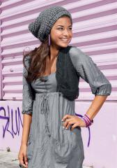 Женский вязаный жилет с узором в виде косичек, edc by Esprit