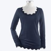 Женская кофта с кружевом, Alba Moda