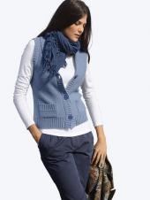 Женский вязаный жилет, Alba Moda