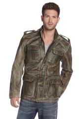 Мужская кожаная куртка, 7ELEVEN Мужская кожаная куртка, 7ELEVEN