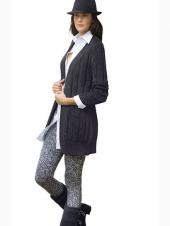 Длинный вязаный жакет, Alba Moda