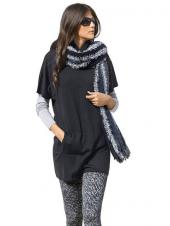 Женский длинный пуловер, Alba Moda