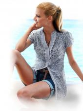 Блузка женская с рюшами со склада в Москве