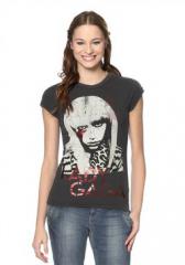 Женская футболка «Lady Gaga», Amplified