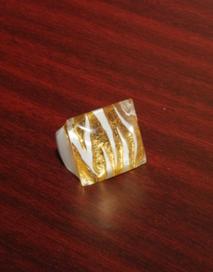 Кольцо с объемным изображением