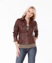 Куртка женская кожанная, HIS