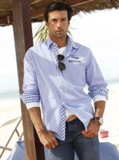 Рубашка мужская в клетку виши, CASTELLANI со склада в Москве Рубашка мужская в клетку виши, CASTELLANI со склада в Москве