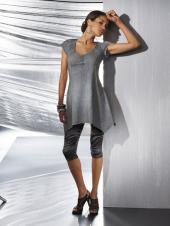 Кофта женская длинная с эффектом потертости, Alba Moda со склада в Москве