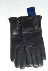 Перчатки женские кожаные