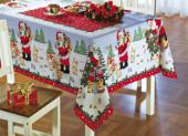 Скатерть для стола с новогодним мотивом Скатерть для стола с новогодним мотивом