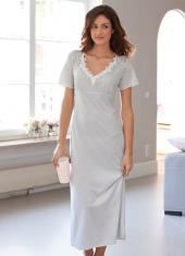 Ночная рубашка женская с кружевной отделкой, Elegance Ночная рубашка женская с кружевной отделкой, Elegance