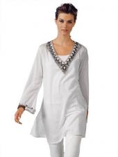 Туника женская с декоративными камешками, Alba Moda Туника женская с декоративными камешками, Alba Moda