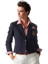 Блейзер женский с гербом и платочком, Alba Moda