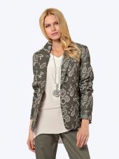 Блейзер женский с флоральной вышивкой, Alba Moda