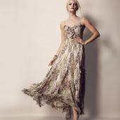 Платье женское длинное с оборками, Top Studio