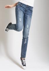 Джинсы «дудочки» женские вида «дестрой», со склада в Москве