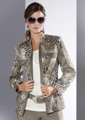 Блейзер женский с леопардовым принтом, ALESSA W. COLLECTION Блейзер женский с леопардовым принтом, ALESSA W. COLLECTION