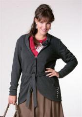 Блейзер женский из легкого и мягкого материала, AMY JONES со склада в Москве