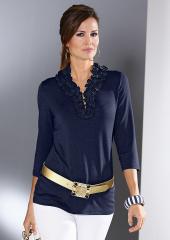 Туника женская с V-образным вырезом, ALESSA W. COLLECTION