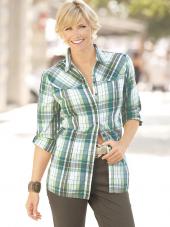 Блузка женская в клетку