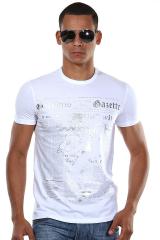 Футболка мужская с принтом, John Galliano со склада в Москве